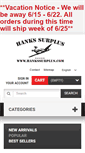 Mobile Screenshot of hankssurplus.com